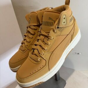 Puma Mens Puma Rebound Layup Nubuck sneakers Size 9